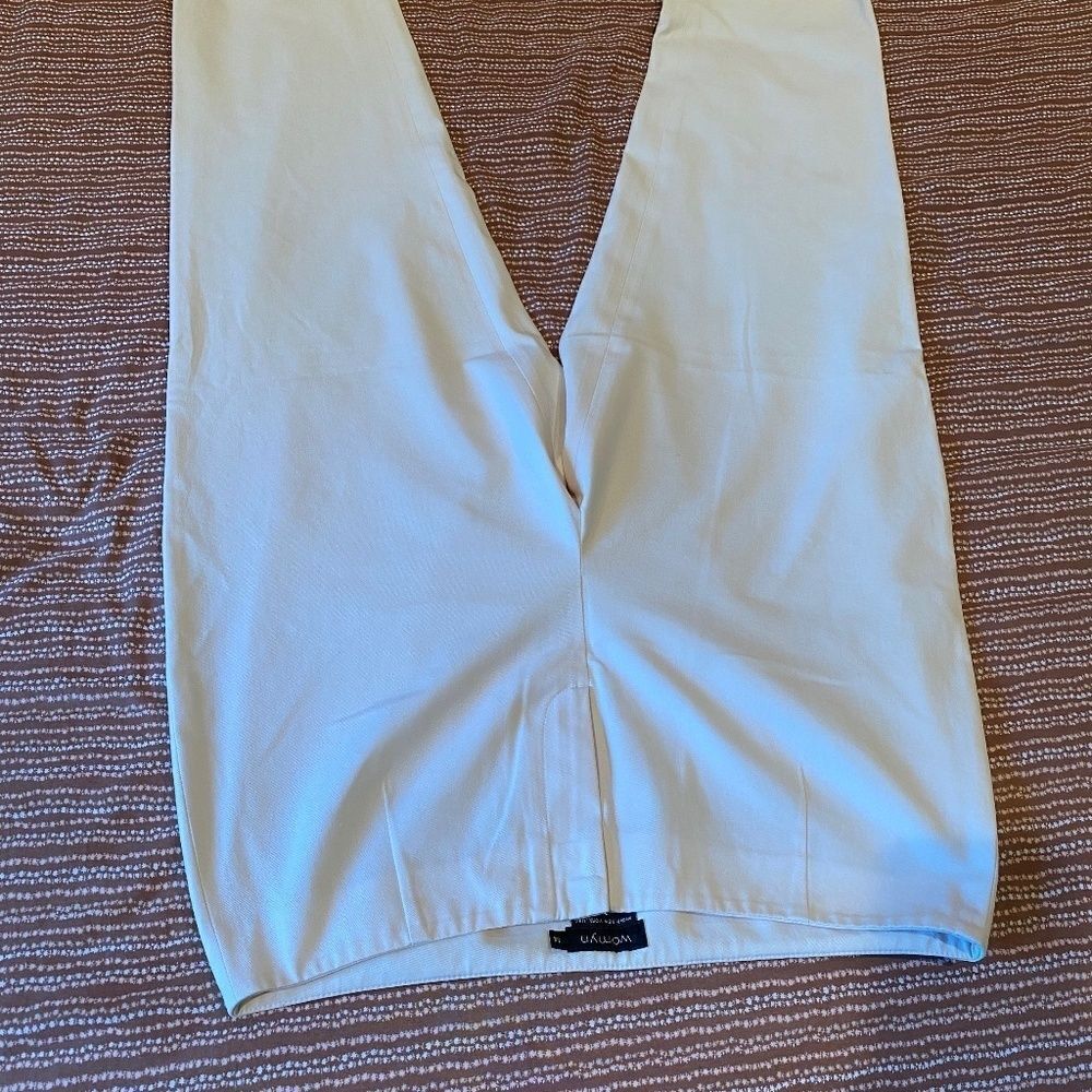 Womyn Laurie Pants Blush Pink Flat Front Straight Leg Size 14 New